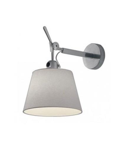 Artemide - Tolomeo Parete Diffusore Wandleuchte Ø24 Grau Satin