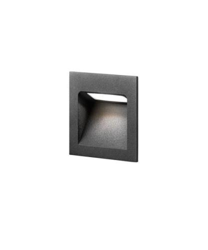 Light-Point - Deli 1 LED Einbauwandlampe IP54 3000K Schwarz