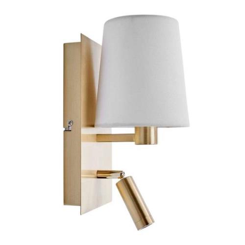 Lindby - Aiden Wandleuchte White/Antique Brass