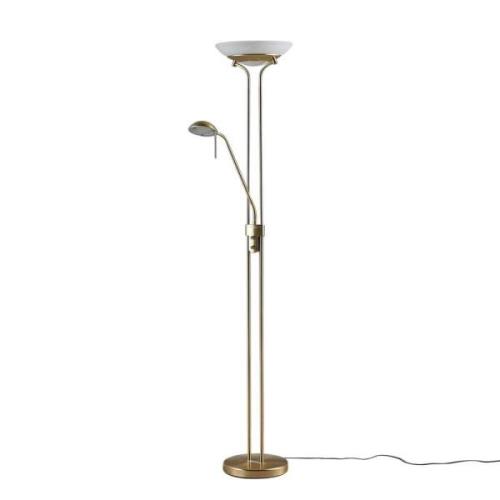 Lindby - Yveta Stehleuchte Brass/White