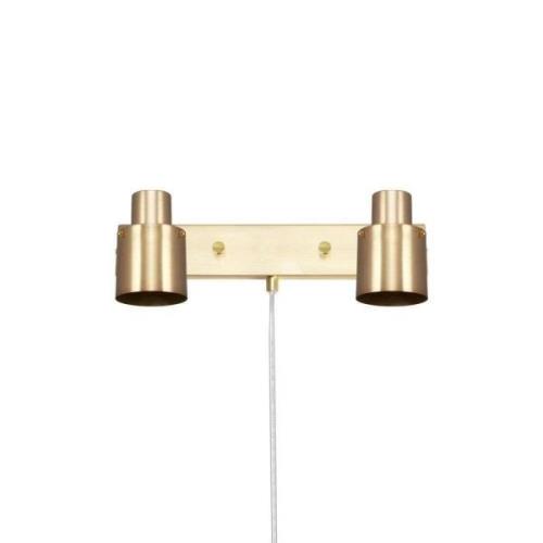 Globen Lighting - Clark 2 Wandleuchte Brushed Brass