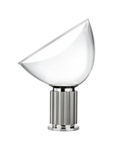 Flos - Taccia Glas Tischleuchte Silver