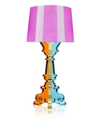 Kartell - Bourgie Tischleuchte Multicolored Fuchsie