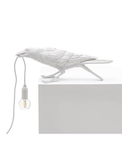 Seletti - Bird Lamp Playing Tischleuchte Außen Weiß