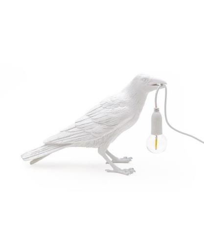 Seletti - Bird Lamp Waiting Tischleuchte Weiß