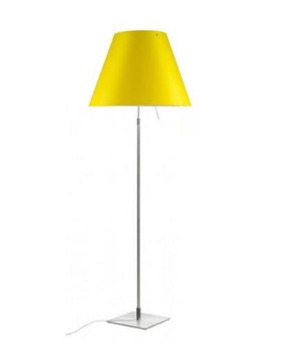 Luceplan - Costanza Stehleuchte Alu/Smart Yellow