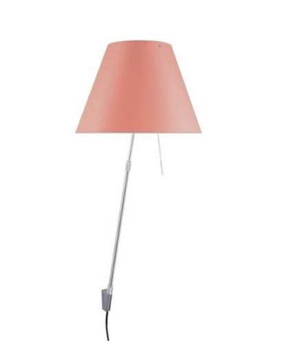 Luceplan - Costanza Wandleuchte m/Dimmer Alu/ Edgy Rosa