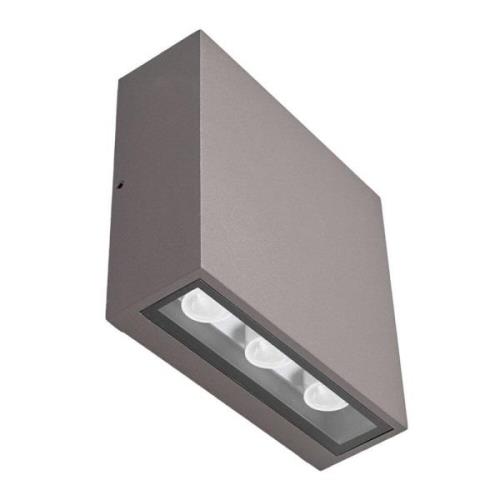 Lucande - Trizy LED Square Außen Wandleuchte Graphite