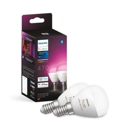 Philips Hue - Philips Hue White&Color Amb. 5,1W Luster Tropfen 2 pak. ...