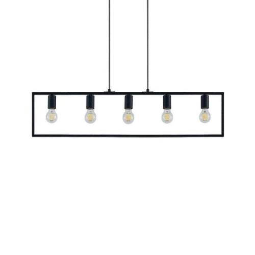 Lindby - Sherwin 5 Pendelleuchte Black