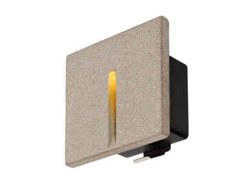 SLV - Concreto LED Außen Einbauwandlampe Vertical IP65 Light Grey SLV