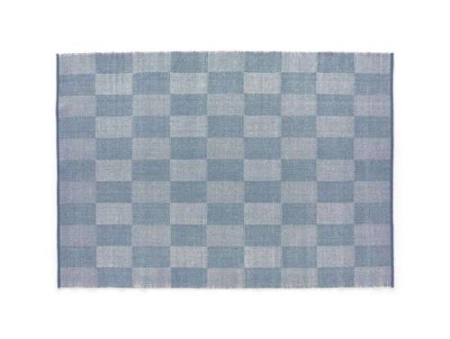 HAY - Check Rug Small Check 170x240 Light Blue