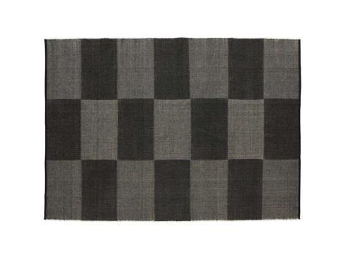 HAY - Check Rug Large Check 170x240 Black