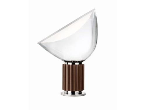 Flos - Taccia Glas Tischleuchte Bronze Flos