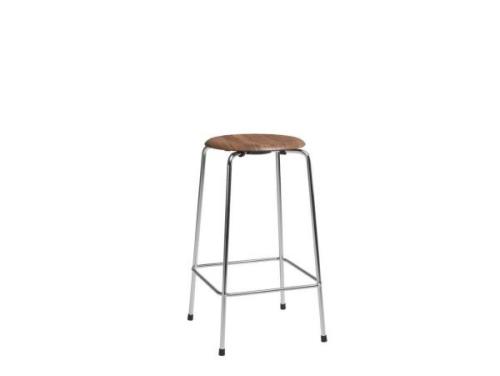 Fritz Hansen - High Dot™ Counter Stool 4-legs Walnut Veneer Fritz Hans...