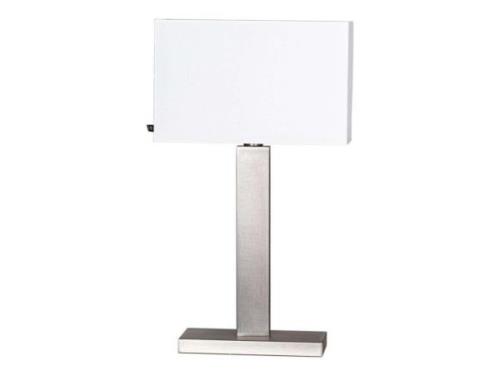 By Rydéns - Prime Tischleuchte H69 Brushed Steel/White By Rydéns