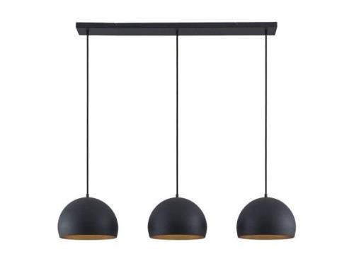 Lindby - Tarjei Pendelleuchte L120 Black/Gold