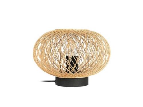 Lindby - Solvira Tischleuchte Bamboo/Black