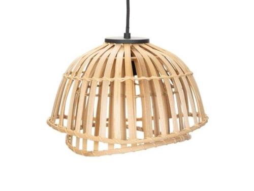 Lindby - Dabila Pendelleuchte Ø30 Bamboo