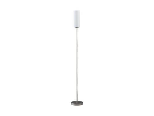 Lindby - Vinsta Stehleuchte Opal White/Satin Nickel