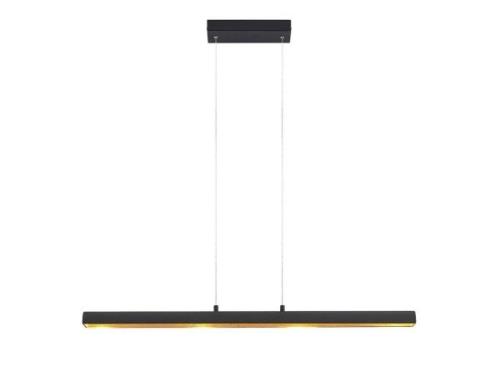 Lindby - Solvina LED Pendelleuchte Black/Gold