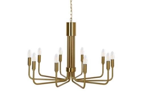 Lindby - Elanova 10 Kronleuchter Brass Lindby