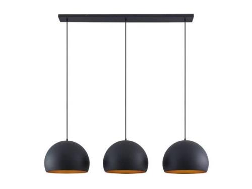 Lindby - Tarjei Pendelleuchte L146 Black/Gold