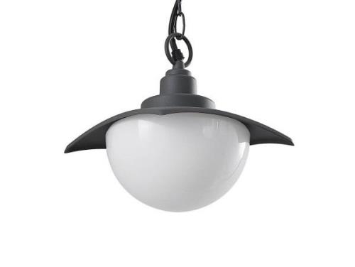 Lindby - Elinda Außen Pendelleuchte Dark Grey