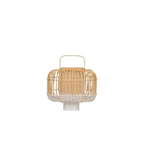 Forestier - Bamboo Square Tischleuchte S White