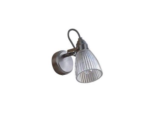 Lindby - Kara Wandleuchte IP44 Nickel/Clear