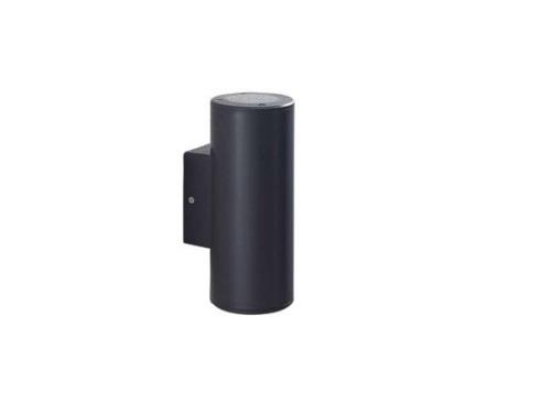 Lindby - Nati Round Außen Wandleuchte IP54 Dark Grey