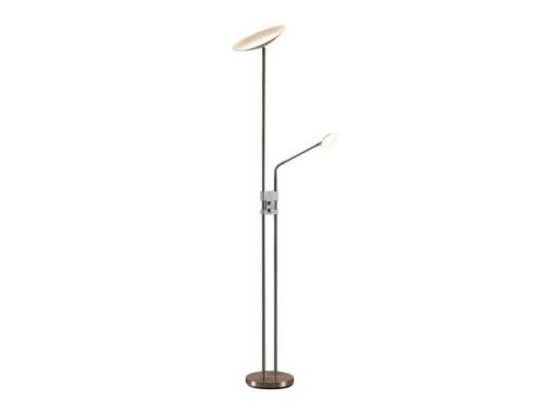 Lindby - Jonne LED Stehleuchte Satin Nickel