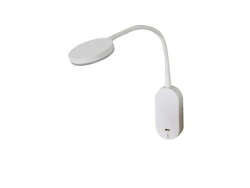 Lindby - Milow LED Wandleuchte USB White