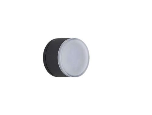 Lindby - Mathea Round LED Außen Deckenleuchte Dark Grey