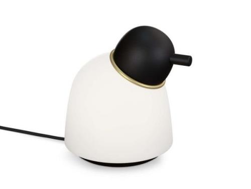 Belid - Bird Tischleuchte H21,5 Black/Brass/Opal