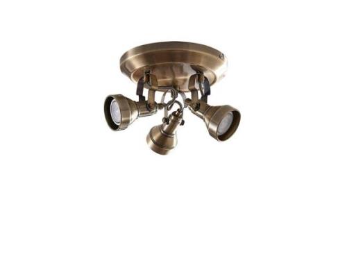 Lindby - Perseas 3 Round Deckenleuchte Antique Brass Lindby