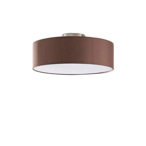 Lindby - Sebatin Deckenleuchte Ø40 Brown/White/Nickel Lindby