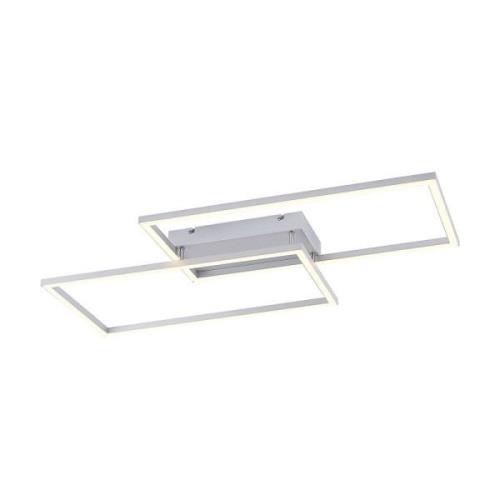 Lucande - Muir LED Long Deckenleuchte CCT Silver