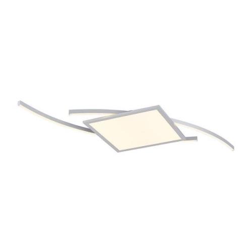 Lucande - Tiaro LED Square Deckenleuchte 56,6 CCT Silver