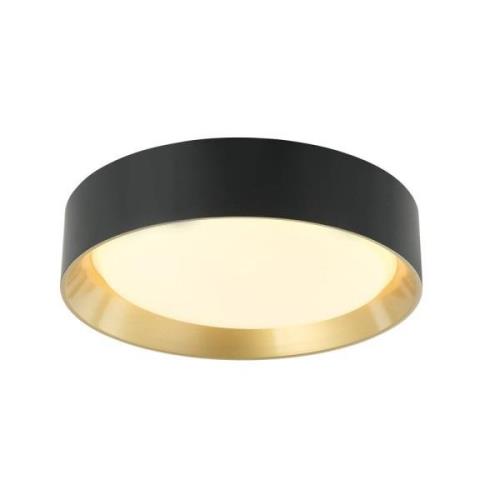 Lindby - Kambia LED Deckenleuchte Ø45 Black/Gold