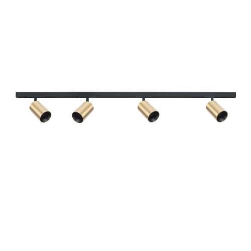 Antidark - Designline Tube Kit PRO 4 Deckenleuchte 1,9m Brass/Black An...