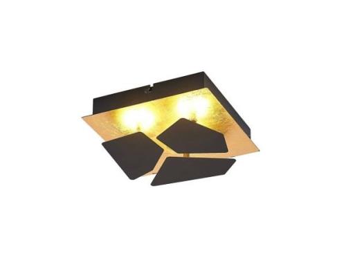 Lindby - Sorea LED Deckenleuchte Black/Gold