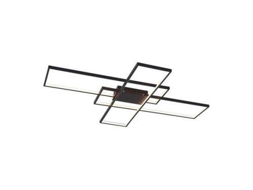 Lindby - Tetson LED Deckenleuchte Black 3 step