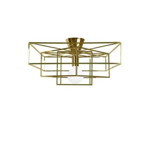 Globen Lighting - Cube Deckenleuchte Brass