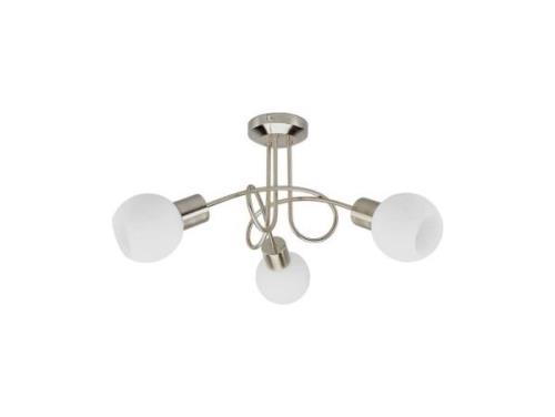 Lindby - Elaina 3 Deckenleuchte Nickel/Opal