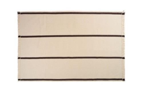 ferm LIVING - Calm Kelim Rug 140x200 Off-white/Coffeeferm LIVING