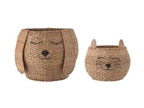 Bloomingville - Milus Basket Bankuan Grass 2 pcs. Nature Bloomingville