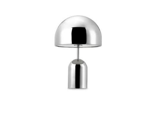 Tom Dixon - Bell Tischleuchte H42,5 Silver Tom Dixon