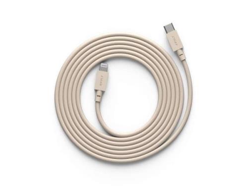 Avolt Stikdåser - Cable 1 USB-C to Lightning 2m Beige Avolt