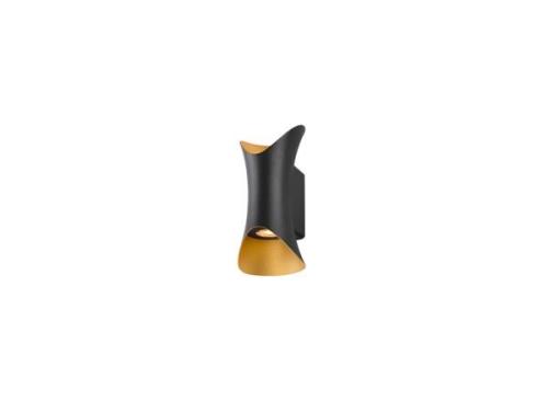 SLV - Modela Wandleuchte Up/Down Black/Gold SLV